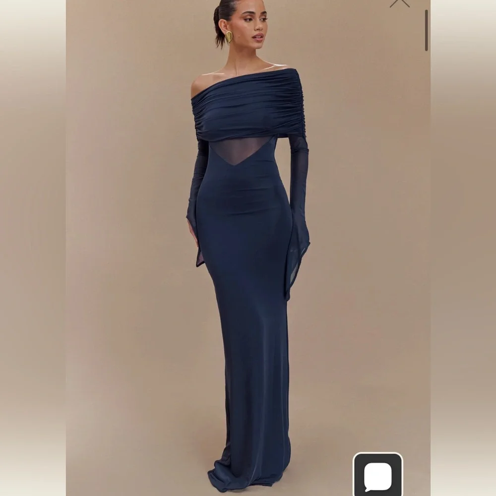 Meshki Navy Dress, medium - Picture 4 of 8